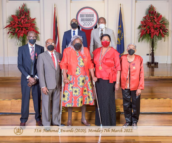 Public Service Medal of Merit Gold: Mr. Herwald Elder, Mr. Carlisle Harris, Mr. Girdharry Seerattansingh , Dr. Verleen Bobb-Lewis, Ms. Wilma Collins, Sr. Marie Thérèse Rétout OP, Mr. Elton Nelson