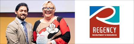 Regency Recruitment Receives Prestigious Service Award thumb
